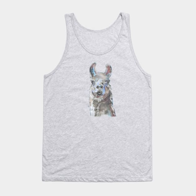 Alpaca Tank Top by FanitsaArt